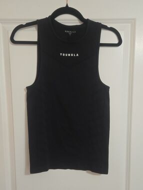 YoungLA Black Women's Athletic Tank